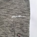 Eddie Bauer  Leggings Olive Green Black Zip Thigh Pockets Ankle Length Athletic M Photo 3