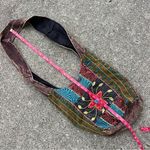 Boho Hippie Razor Cut Patchwork Flower Power Shoulder Bag Rising International Pink Photo 7