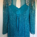 Black Tie made by He Ro Industries silk beaded dress Vtg NWT Holliday Size 14 Photo 7