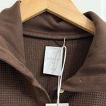 Negative Underwear Waffle Knit Pullover in Espresso, Size Small Photo 5