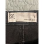 RSQ Jeans Denim Hampton MIDI Cuff Shorts Women's Size 1 Black Short Distressed Photo 3