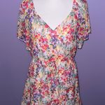 Peach Love California NEW Floral Ruffle Dress Photo 1