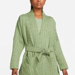 Nike NWT Womens Yoga Therma Fit Jacquard Reversible Oversized Kimono Cardigan Photo 1