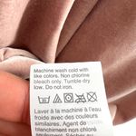 Madewell  Velvet V-Neck Balloon Sleeve Dress Blush Mauve Size Medium Photo 9