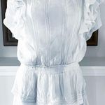 Love Shack Fancy Revolve*  Natasha Dress, Bedroom Blue Hand Dye, Size L NWT $395 Photo 3