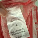 Peloton  Pink and White tank top see through large Photo 5