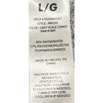 Olivia Sky  Women's Gray‎ Sleeveless Cowl Neck Wrap Sweater Size L Photo 3