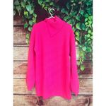 Generation Love  Sweater Dress Tunic Top Hot Pink Barbiecore Cowl Neck L/XL Photo 1