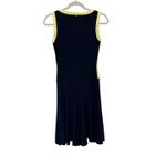 Ralph Lauren Lauren Navy Yellow Sleeveless Athleisure Midi Tennis Dress Size 0 Photo 1
