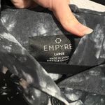Empyre Denim Button Down Jacket Black & White Auden Tie Dye Size L Photo 3