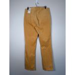 Talbots Heritage Corduroy Pants Women's Size 14 Golden Yellow Straight Leg Photo 3