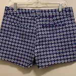 Gap Khakis By Womens 3 Inch City Short Shorts Size 4 Red White Blue Floral Photo 3