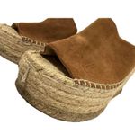 Marc Fisher LTD Womens Mladalyn Slingback Buckle Espadrille Heels Brown Size 7.5 Photo 2