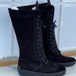 Tod's Gomminos combat moto style mid calf boots 6.5 Black Photo 0