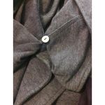 Logo Lounge Jacket Womens XL Colorblock Open Waterfall Cardigan Faux Suede Trim Purple Photo 7