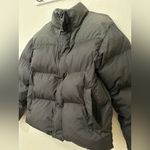 Fabletics  Black Reflective Puffer Jacket Women’s Coat Size Small Photo 3