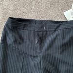 Suit Studio Pinstriped Two Piece Blazer/Pant Set SIZE 10 Black Photo 4