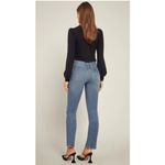 Reformation Liza Button Fly High Waist Raw Hem Malta Wash Jeans Size 26 Photo 1