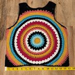 Altar'd State Altar’d State Retro Boho Crochet Crop Tank Top • Size M Photo 6