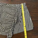 Lulus Collegiate Class black & white gingham checkered mini skirt size S Photo 7