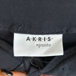 Akris Punto  Black Velvet Ponte Knit Pants Photo 5