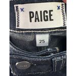 Paige ‘Hoxton Crop’ Medium Wash Blue Jean Denim Raw Hem Skinny Jeans Size 25 Photo 4