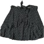 Altar'd State Women Size medium Polka Dot Black Ruffle Skirt (36-38) Photo 2