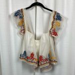 Tularosa Cream Embroidered Chiffon Top Sz.XS Photo 3