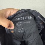 Mother The Looker Ankle Fray Jeans Size 25 Black Photo 5