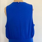 Nine West women's  Elegant Blue sleeveless D ring midi Dress 👗 Photo 11