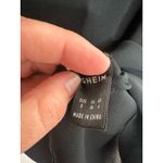 SheIn Black V-Neck Mesh Style Short Sleeve Top Button Back Shirt Size Small Photo 6