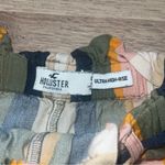 Hollister Y2K Striped High Rise Shorts with Elastic waist and belt tie Size S Photo 2