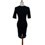 Lulus  Dress Medium Black Bodycon Party Elegant Cocktail Date Night Photo 3