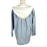 Urban Outfitters NWT BDG Blair Denim Hooded Shirt Jacket Light Wash Size XXS Photo 8