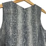 Judith March  Gray Snakeprint Sleeveless Dress Photo 6