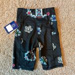 Champion NWT High Rise Biker Shorts Compression Spandex Jewel Crown Bling Print Photo 5