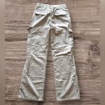 ZARA Cream Tan Beige Cargo Jeans Pants size 4 Photo 2