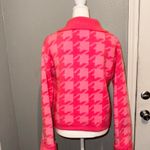 English Factory  Pink Houndstooth Women's Jacket XS NWOT Photo 3