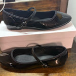 Tahari  Black Vienna Mary Jane Flats Size 7.5 Photo 0