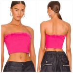 superdown Olivia Strapless Top in Pink Medium Photo 1