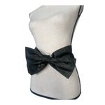 Echo Black Belt with Classic Bow Design Size 10 Photo 1