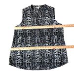 Katherine Barclay Montreal Blouse Womens L Used Blue Print Photo 12