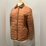 Casual Corner Corduroy/Faux Suede Quilted barn chore cabin core jacket size L Brown Size L Photo 3