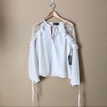 Lulus  Glorious Day White Lace Long Sleeve Top Photo 3