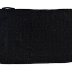 Saks 5th Avenue SAKS FIFTH AVENUE VINTAGE Black Beaded Clutch Evening Handbag Zipper Closure GUC Photo 0