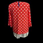 Suzanne Betro Women’s Large Red Top Photo 7