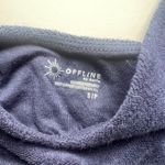 Aerie NWT Offline Recharge Least Support Terry Sports Bra Blue Size Small S NEW Photo 3