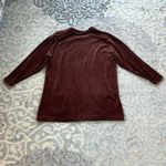 White Stag Vintage  Velvet Corduroy Long Sleeve Top Brown Medium Photo 5