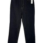 PacSun 90’s Boyfriend SZ 28 Jeans Hi-Rise Relaxed Leg Rigid Denim Zip-Fly Black Photo 0