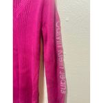 Calvin Klein Jeans Womans Medium Purple V Neck Long Sleeve Ribbed Knit Top Photo 11